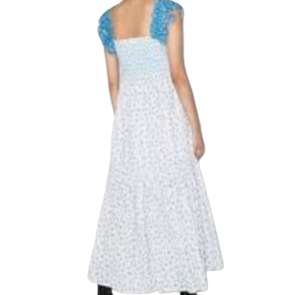 LoveShackFancy Constantine Dress – Vista Blue – Size Medium - Picture 3 of 7
